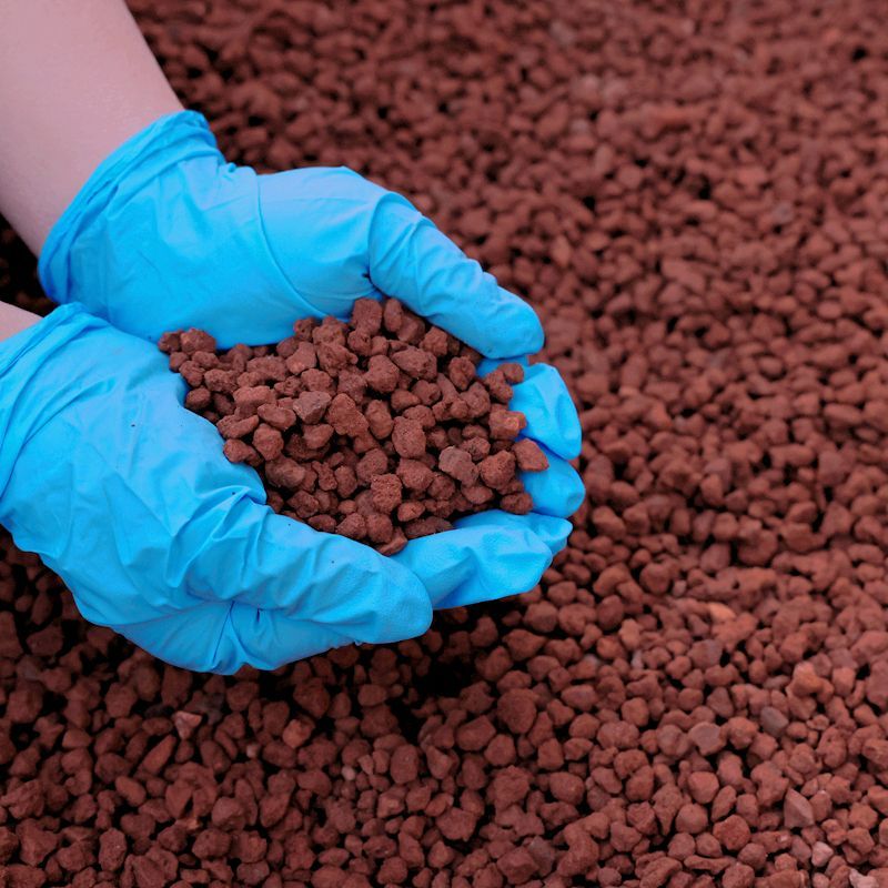 Fish Tank Gravel - 1kg Substrat akuarium batuan vulkanik, partikel