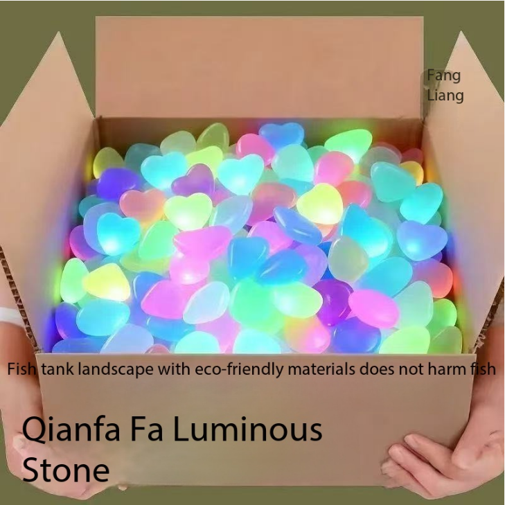 Fish Tank Gravel - 1CM 100 Buah Batu Angsa Warna-warni