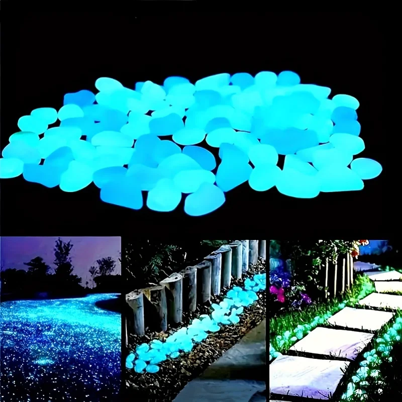 Aquarium Light - Batu Kerikil Bercahaya Lampu Malam Hiasan