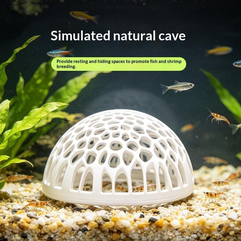 Betta Fish Tank - Rumah Udang Akuarium Baru, Bentuk Gua