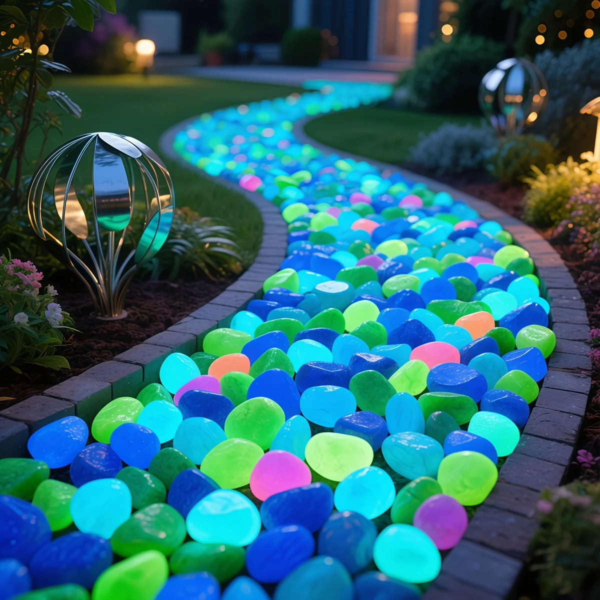 1CM 100 Buah Batu Angsa Warna- - Fish Tank Gravel ulasan dan harga