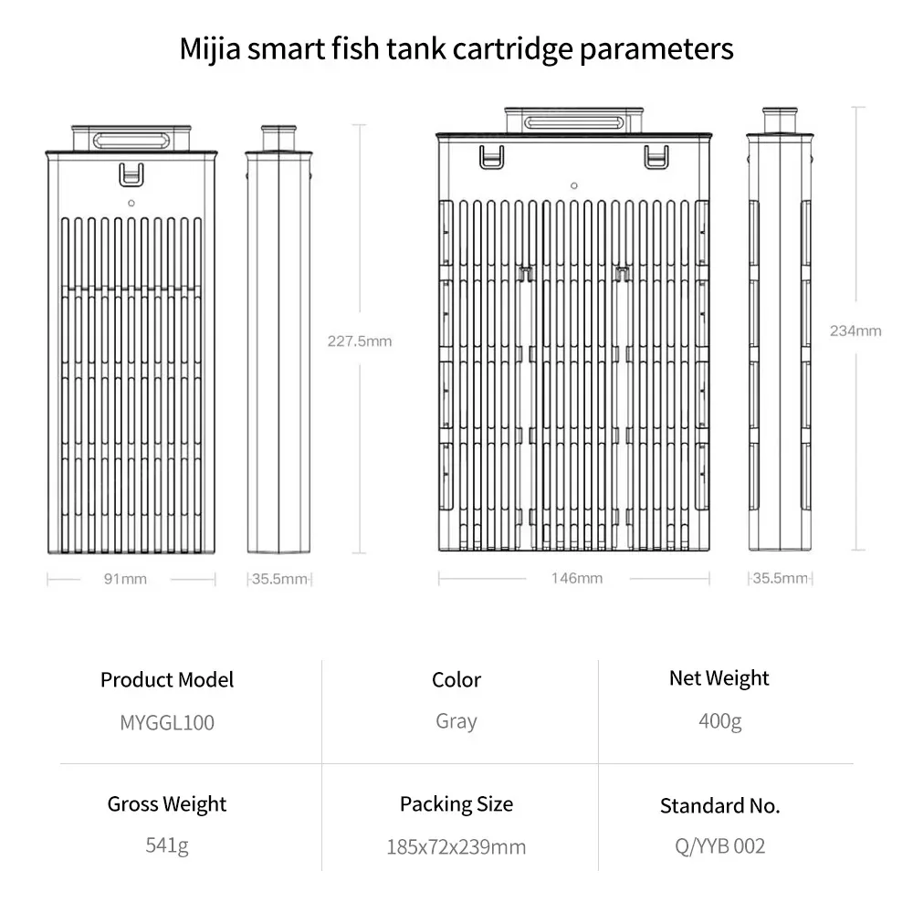 Set Filter Kartrid Akuarium Mi - Xiaomi Aquarium Fish Tank ulasan dan harga
