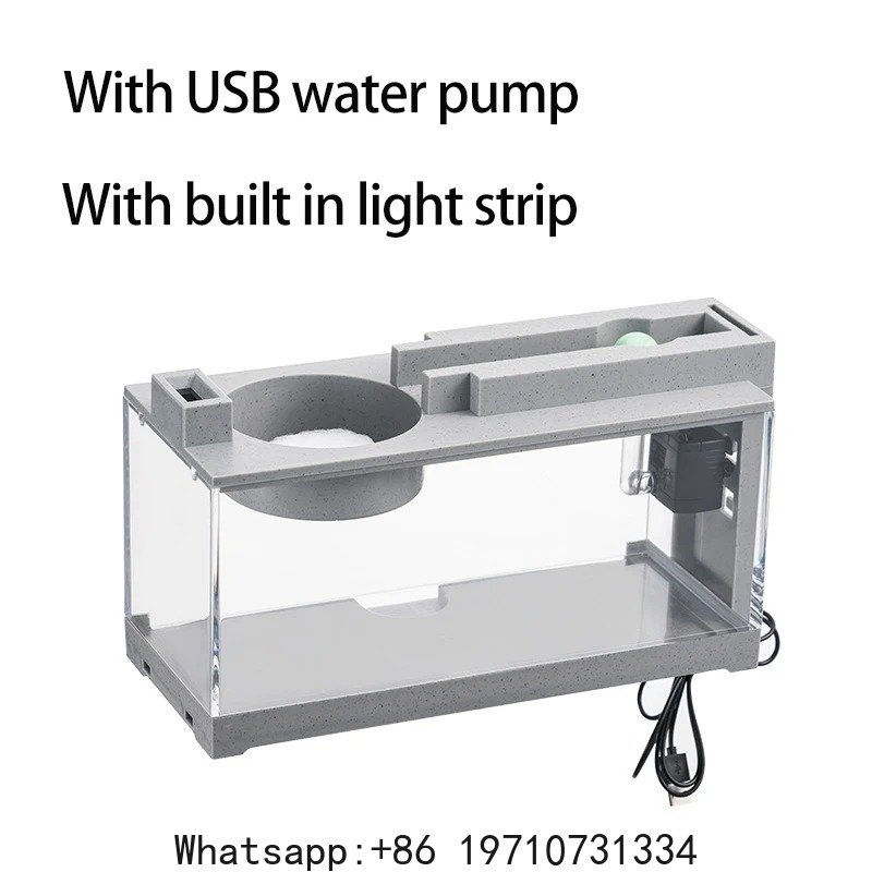 Kit Tangki Ikan Akuarium denga - Aquarium Light ulasan dan harga