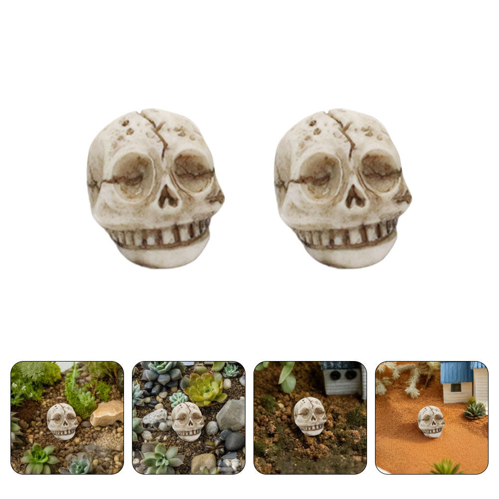 20 Buah Hiasan Tengkorak Terse - Aquarium Decor ulasan dan harga
