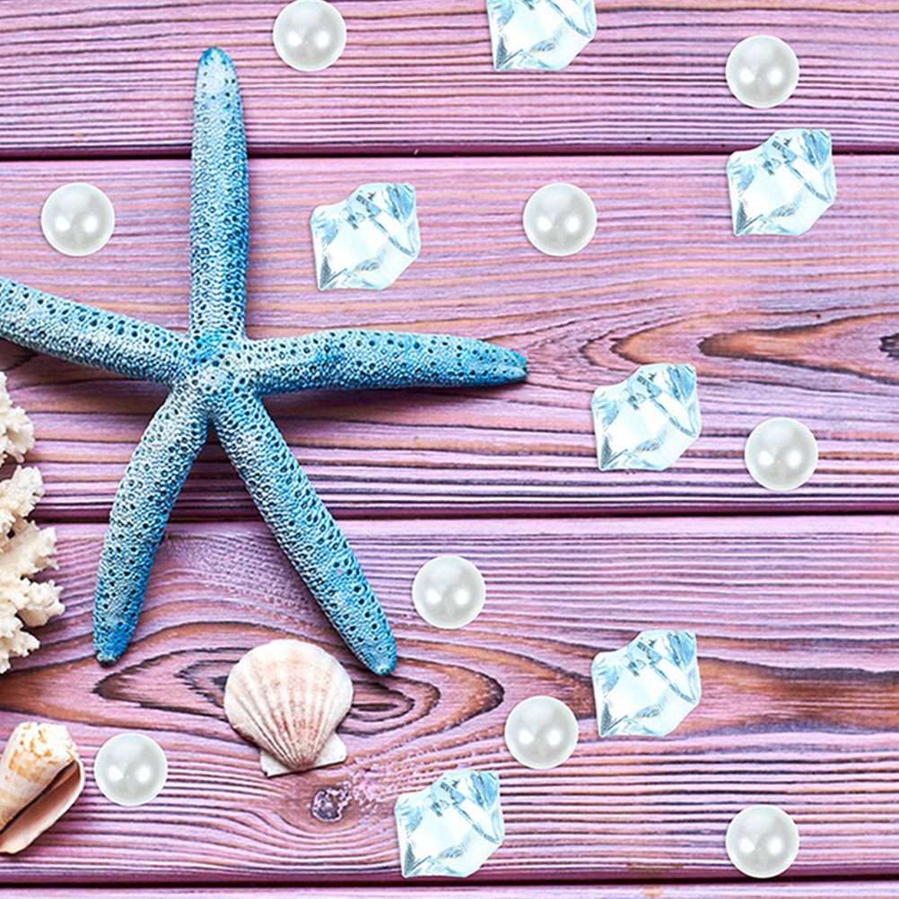 Manik-manik Plastik Biru yang  - Aquarium Decor ulasan dan harga