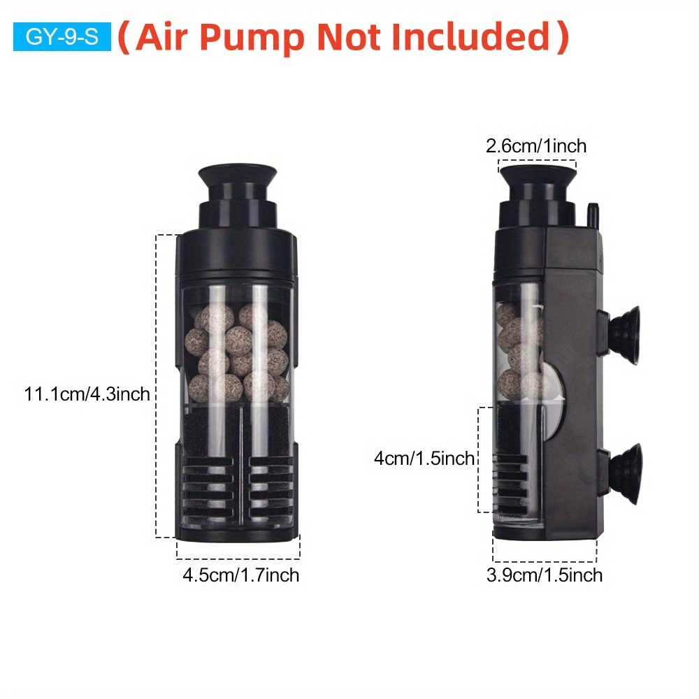 Filter Bio Spons Dinding Ringk - Betta Fish Tank ulasan dan harga