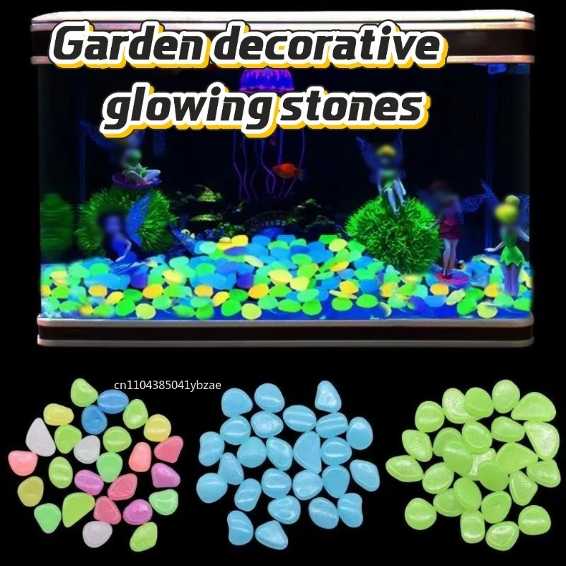 100-1000 Pcs Batu Bercahaya, K - Fish Tank Gravel ulasan dan harga