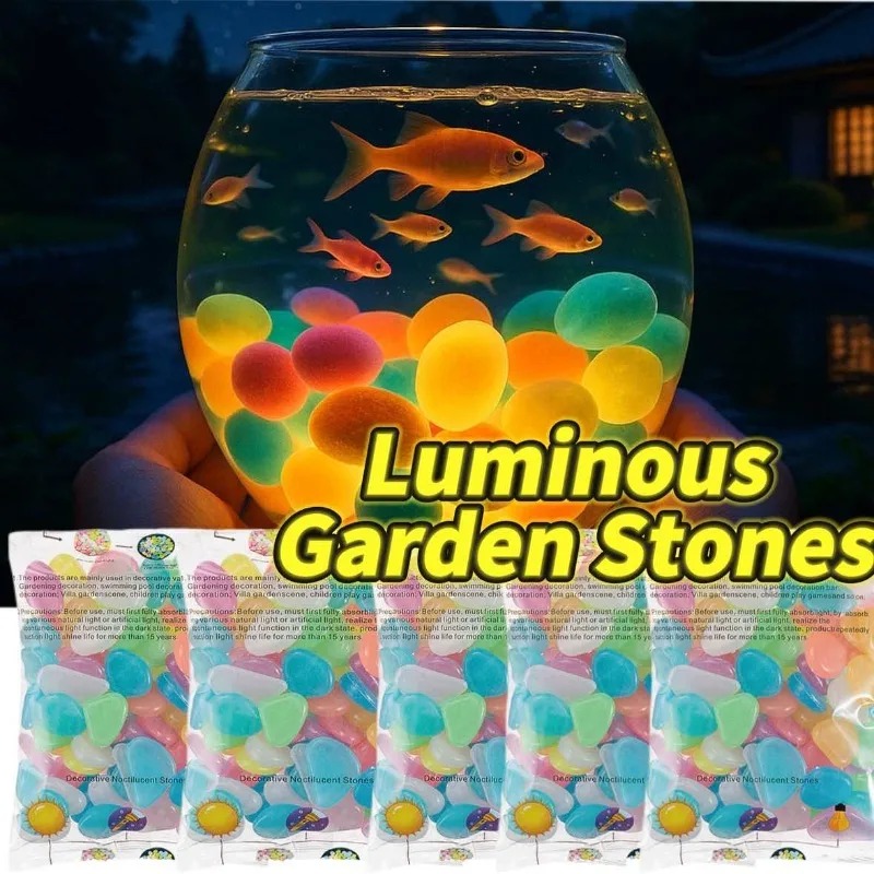100-1000 Pcs Batu Bercahaya, K - Fish Tank Gravel ulasan dan harga