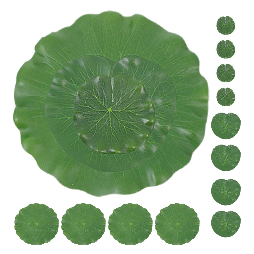 15 Buah Daun Teratai Buatan ya - Aquarium Decor ulasan dan harga