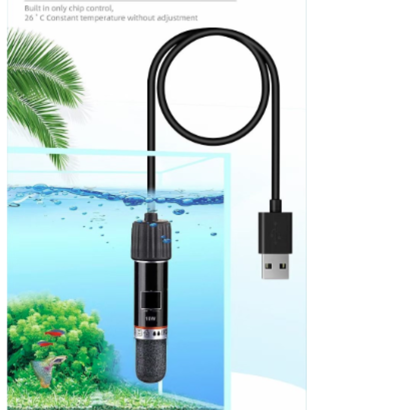 Batang Pemanas Akuarium Mini U - Fish Tank Heater ulasan dan harga